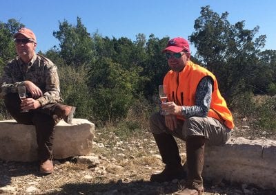 outdoor corporate meeting